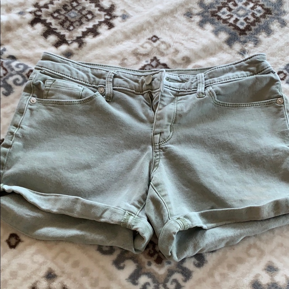 Camp green shorts!